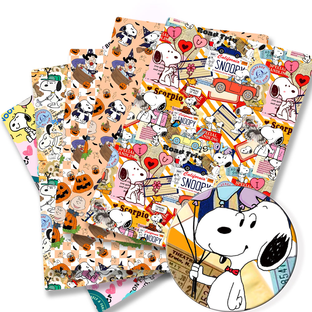 Home Textiles Curtains - Tissu Snoopy TAKARA TOMY 140x50CM, tissu