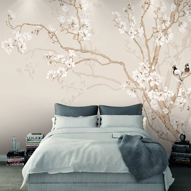 Home Textiles Photos - Papier peint Mural personnalisé Style chinois