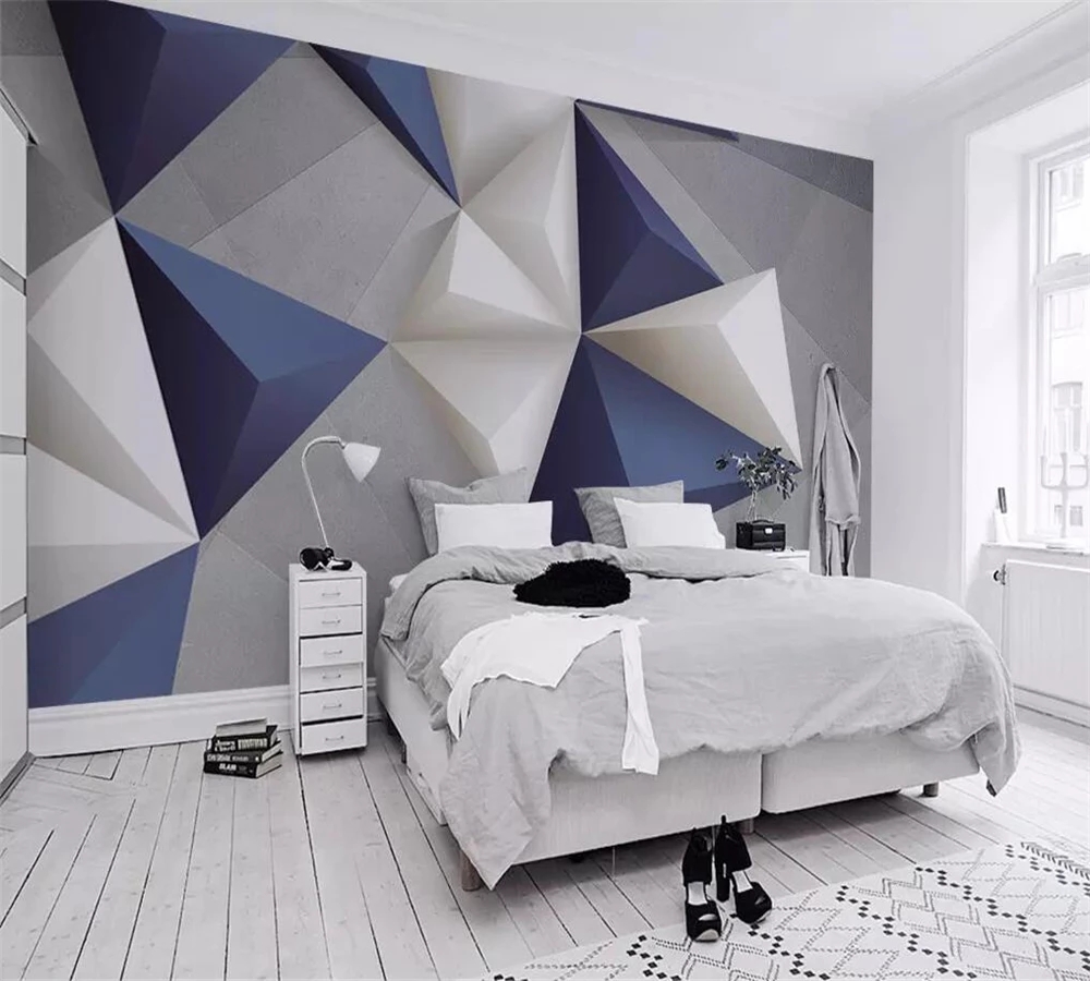 Home Textiles Photos - Papier peint personnalisé, photo 3D, mural