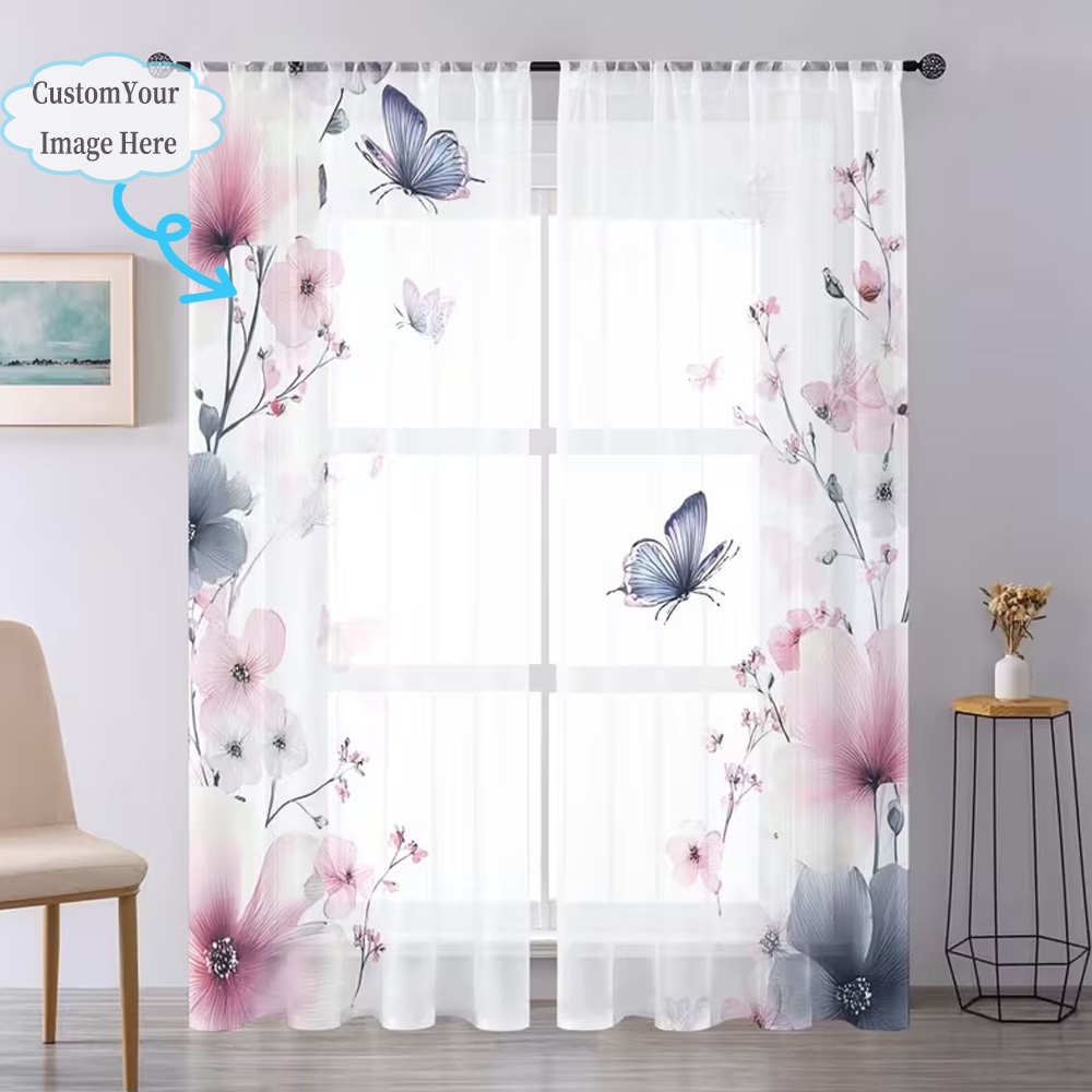 Rideaux transparents plats 2D  - Home Textiles Curtains avis et prix