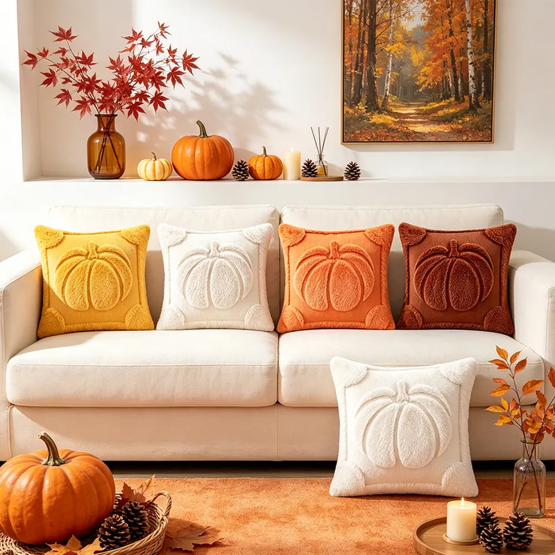 Housse de coussin citrouille d - Home Textiles Manufacturer avis et prix
