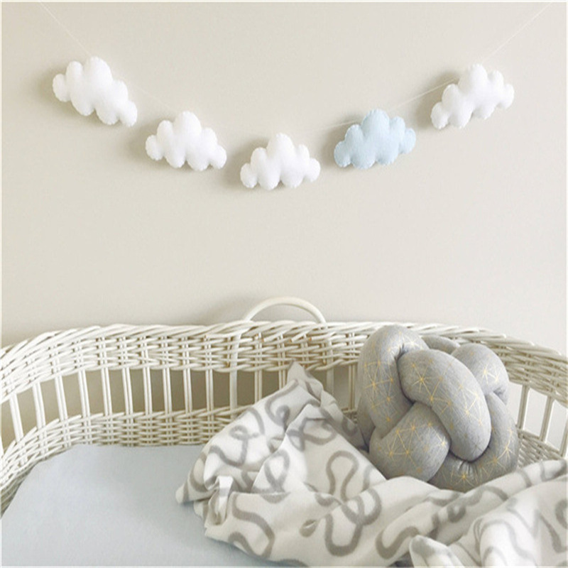Guirlandes de nuages en feutre - Home Textiles Curtains avis et prix